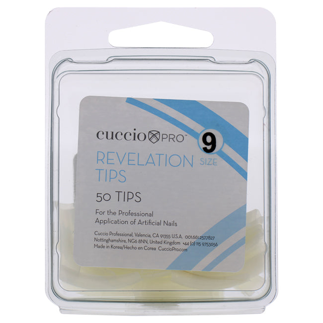 Cuccio Pro Revelation Tips - 9 by Cuccio Pro for Women - 50 Pc Acrylic Nails