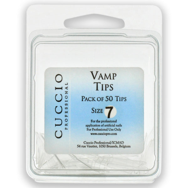 Cuccio Pro Vamp Tips - 7 by Cuccio Pro for Women - 50 Pc Acrylic Nails
