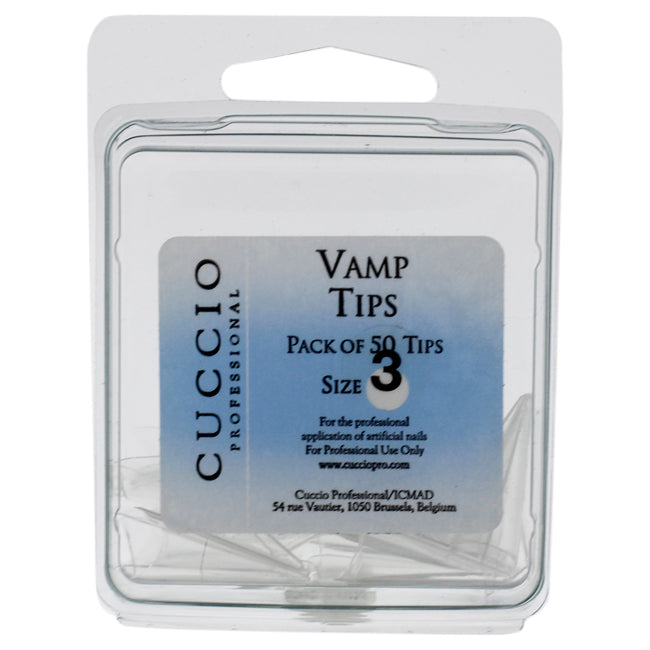 Cuccio Pro Vamp Tips - 3 by Cuccio Pro for Women - 50 Pc Acrylic Nails