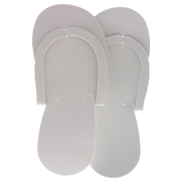 Cuccio Pedicure Slippers - White by Cuccio for Unisex - 12 Pair Slippers