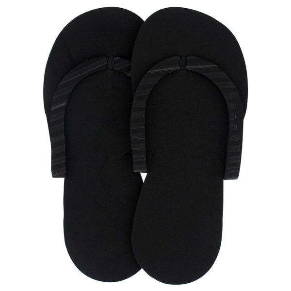 Cuccio Pedicure Slippers - Black by Cuccio for Unisex - 12 Pair Slippers