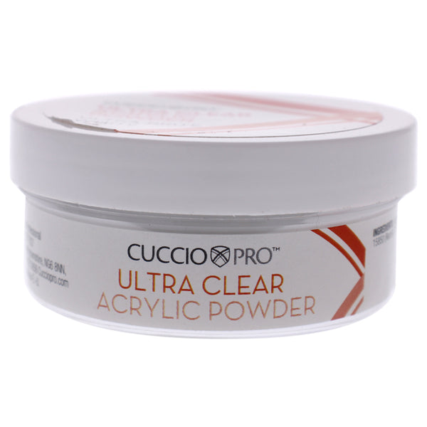 Cuccio Pro Ultra Clear Acrylic Powder - Ultra Brite White by Cuccio Pro for Women - 1.6 oz Acrylic Powder
