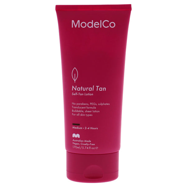 ModelCo Natural Tan Self-Tan Lotion - Medium by ModelCo for Women - 5.74 oz Lotion