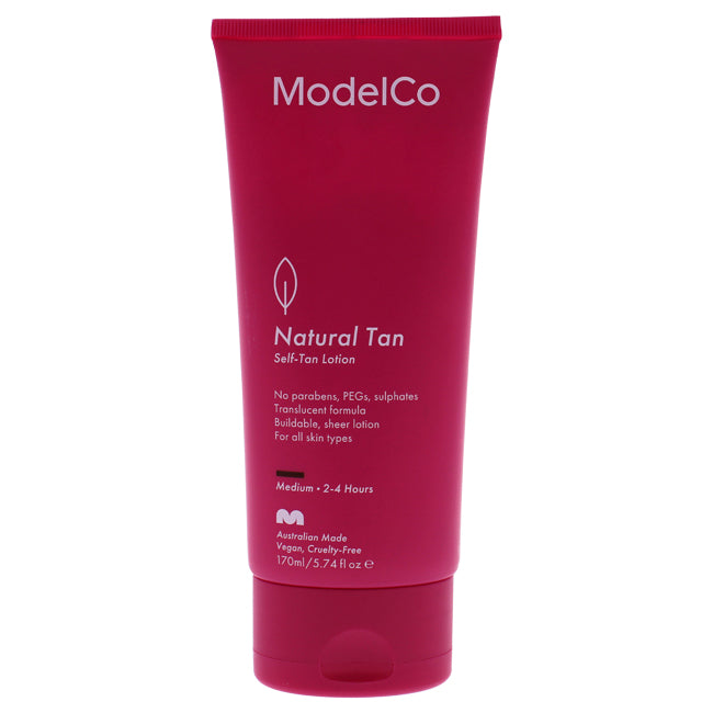 ModelCo Natural Tan Self-Tan Lotion - Medium by ModelCo for Women - 5.74 oz Lotion