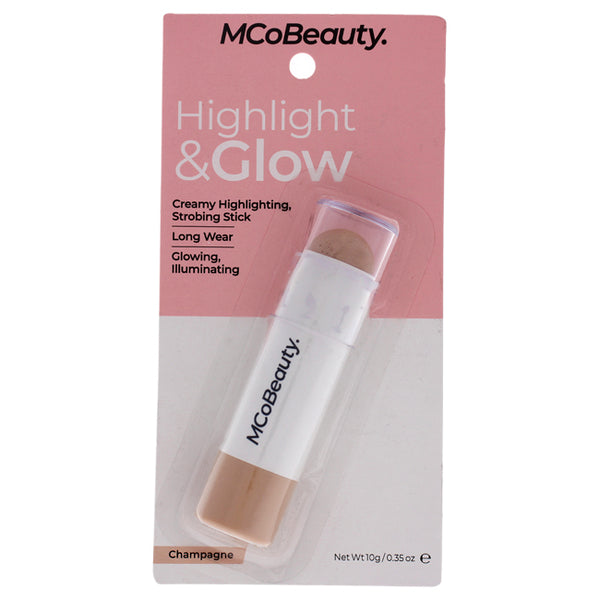 MCoBeauty Highlight and Glow Stick - Champagne by MCoBeauty for Women - 0.35 oz Highlighter