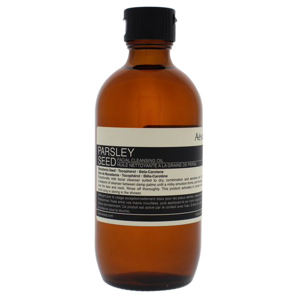 Aesop Parsley Seed Facial Cleansing Oil by Aesop for Unisex - 6.8 oz Cleanser