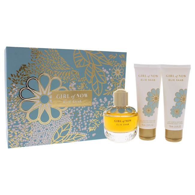 Elie Saab Girl Of Now by Elie Saab for Women - 3 Pc Gift Set 1.6oz EDP Spray, 2.5oz Shower Gel, 2.5oz Body Lotion