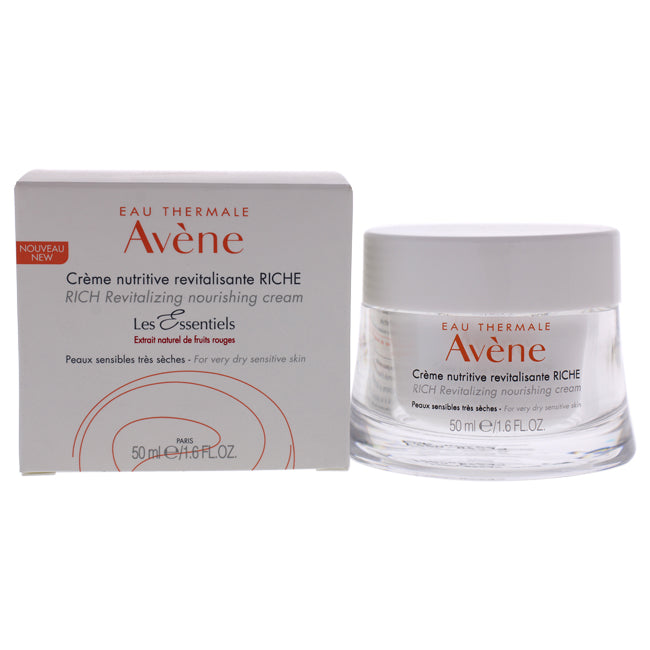 Avene Rich Revitalizing Nourishing Cream - Very Dry Sensitive Skin by Avene for Women - 1.6 oz Cream