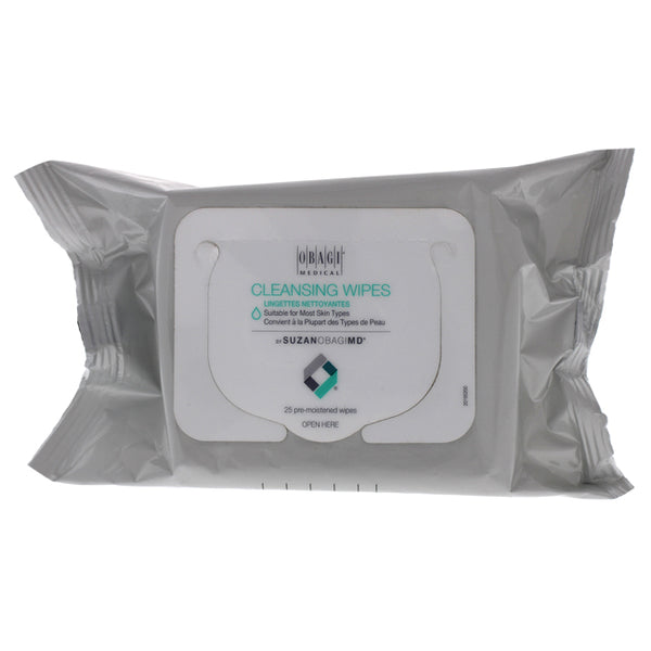 Obagi Cleansing Wipes by Obagi for Unisex - 25 Count Wipes