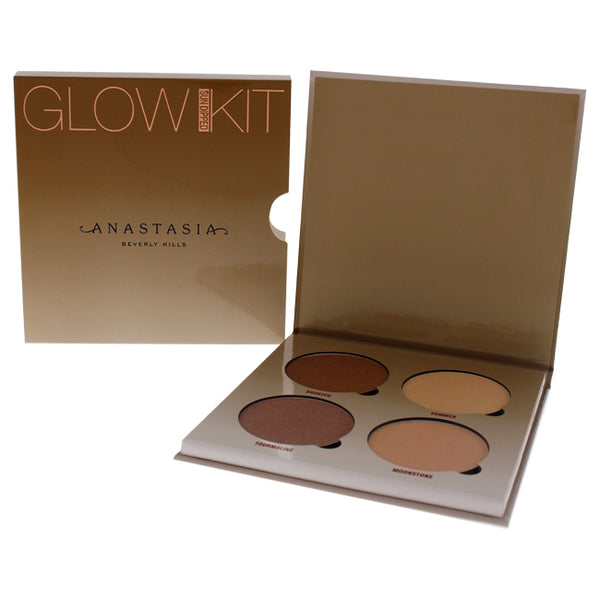 Anastasia Beverly Hills Sun Dipped Glow Kit by Anastasia Beverly Hills for Women - 4 x 0.26 oz Bronzed, Tourmaline, Moonstone, Summer