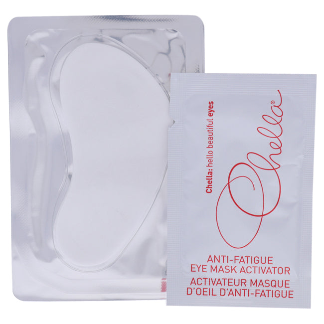 Chella Anti-Fatigue Eye Mask Kit by Chella for Women - 4 Pc Kit 4Pc Eye Masks, 4Pc Eye Mask Activators, 0.05oz Eye Cream