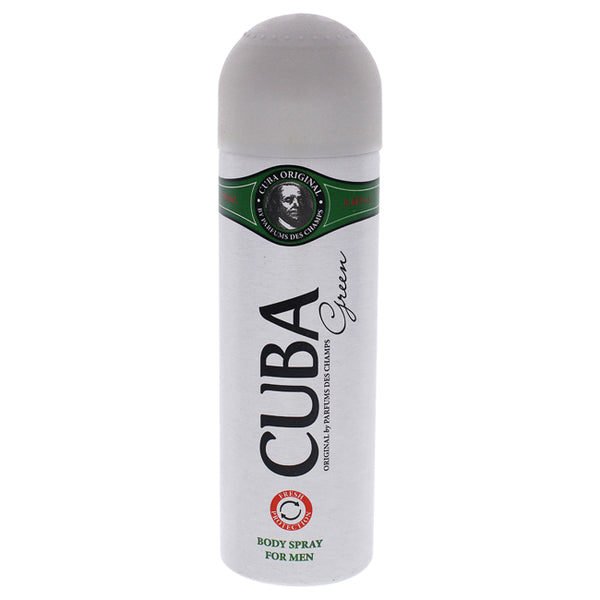 Cuba Cuba Green by Cuba for Men - 6.6 oz Body Spray