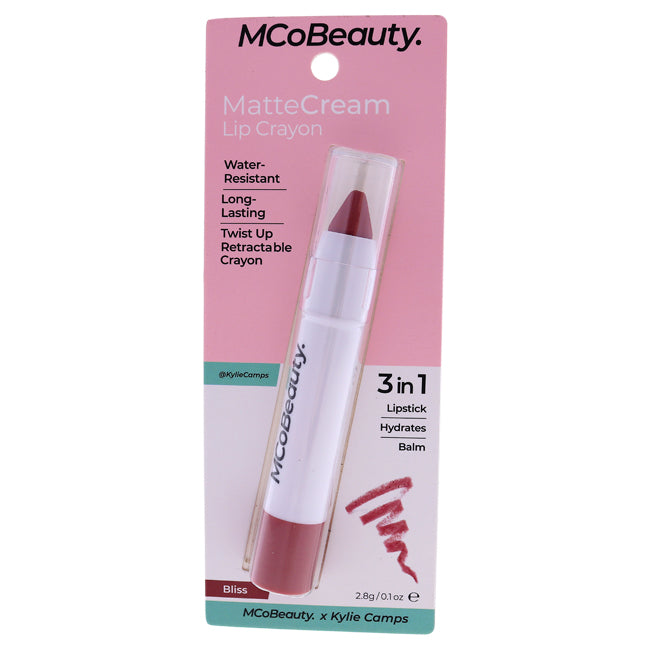 MCoBeauty Matte Cream Lip Crayon - Bliss by MCoBeauty for Women - 0.09 oz Lipstick