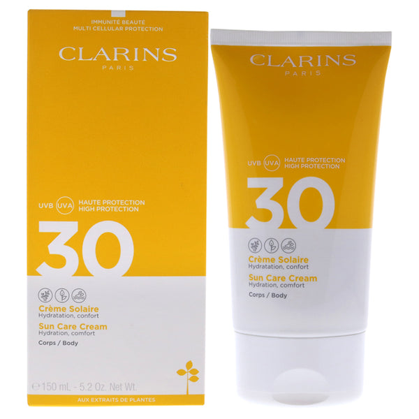 Clarins Sun Care Cream SPF 30 by Clarins for Unisex - 5.2 oz Sunscreen