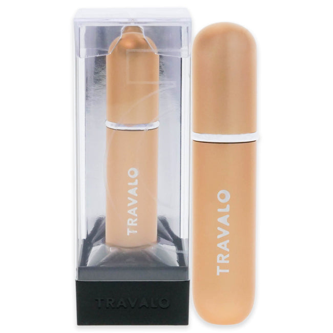 Travalo Classic Perfume Atomizer - Gold by Travalo for Unisex - 0.17 oz Refillable Spray (Empty)