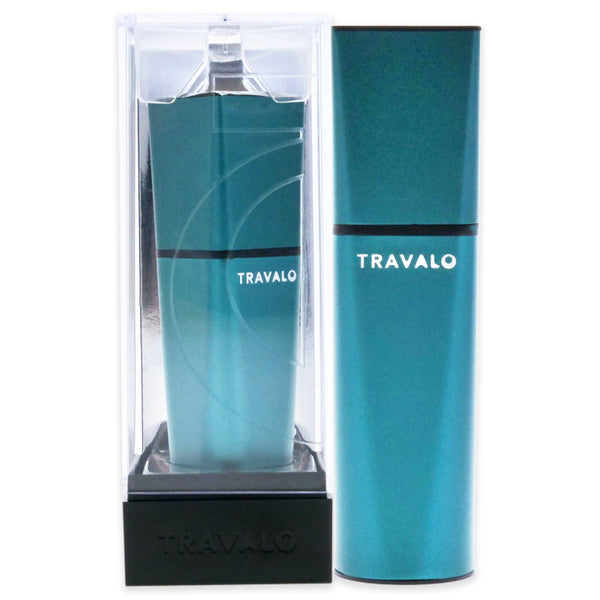 Travalo Obscura Perfume Atomizer - Green by Travalo for Unisex - 0.17 oz Refillable Spray (Empty)