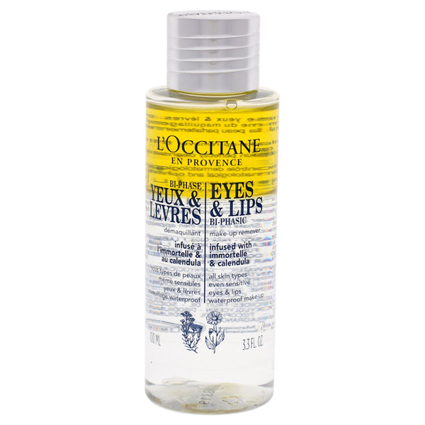 LOccitane Eyes and Lips Bi-Phasic by LOccitane for Unisex - 3.3 oz Makeup Remover