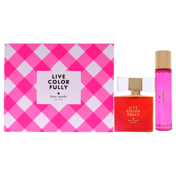 Kate Spade Live Colorfully by Kate Spade for Women - 2 Pc Gift Set 3.4oz EDP Spray, 1oz Face Mist