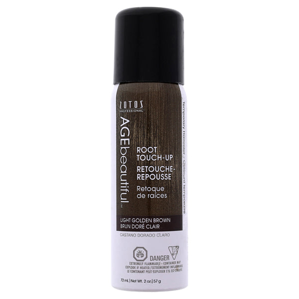 AGEbeautiful Root Touch Up Temporary Haircolor Spray - Light Golden Brown by AGEbeautiful for Unisex - 2 oz Hair Color