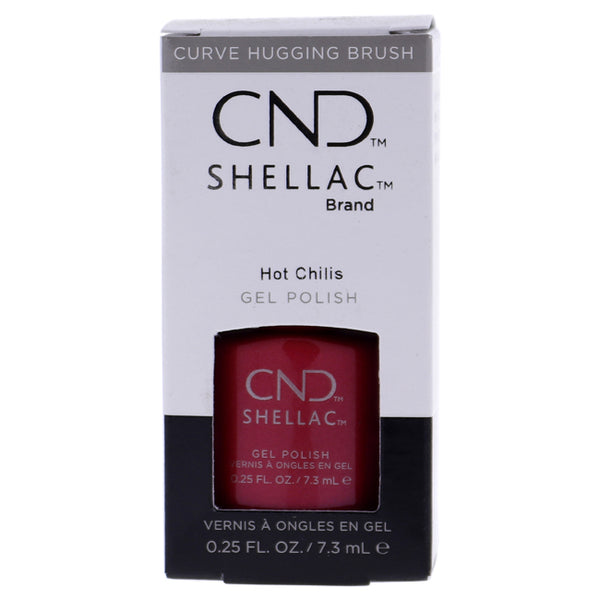 CND Shellac Nail Color - Hot Chilis by CND for Women - 0.25 oz Nail Polish