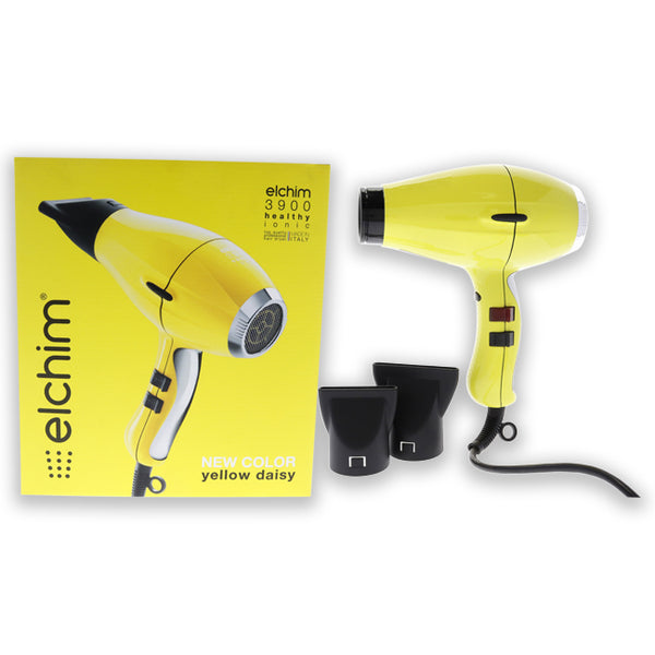 Elchim 3900 Healthy Ionic Hair Dryer - Yellow Daisy by Elchim for Unisex - 1 Pc Hair Dryer