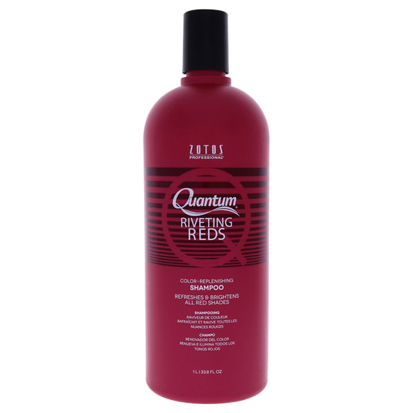 Zotos Quantum Riveting Reds Color Replenishing Shampoo by Zotos for Unisex - 33.8 oz Shampoo