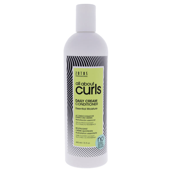 All About Curls Daily Cream Conditioner by All About Curls for Unisex - 15.0 oz Conditioner