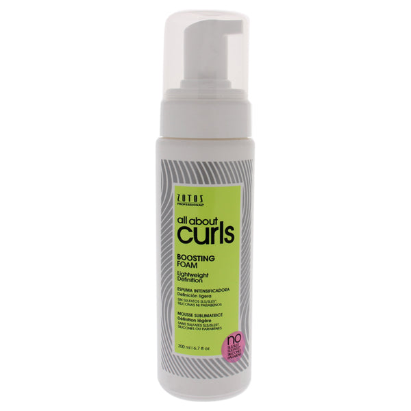 All About Curls Boosting Foam by All About Curls for Unisex - 6.7 oz Foam