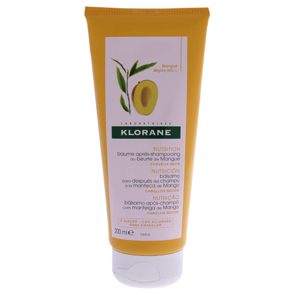 Klorane Nourishing Conditioner with Mango Butter by Klorane for Women - 6.7 oz Conditioner