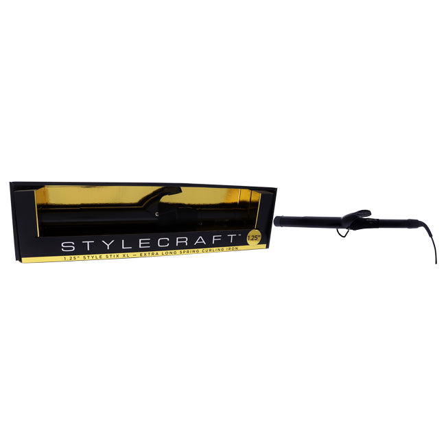 StyleCraft Style Stix XL Spring Curling Iron - SCSSXL125 by StyleCraft for Unisex - 1.25 Inch Curling Iron