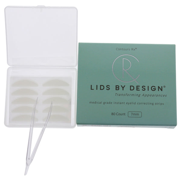 Contours Rx Lids By Design by Contours Rx for Unisex - 80 Count Eyelid Strips (7mm)
