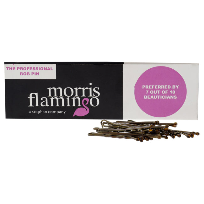 Morris Flamingo Bob Pins - Brown by Morris Flamingo for Women - 1.88 Inch Hair Pin (1 Pound)