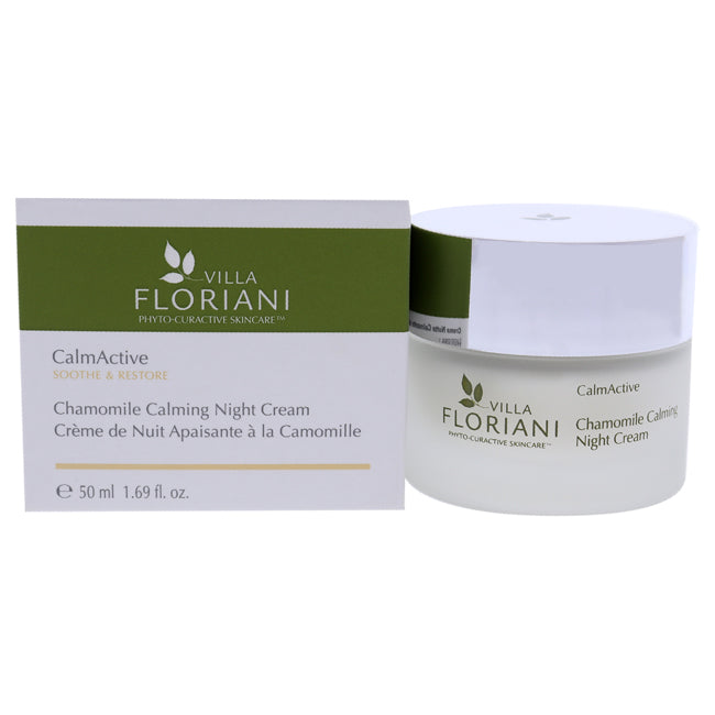 Villa Floriani Calming Night Cream - Chamomile by Villa Floriani for Women - 1.69 oz Cream