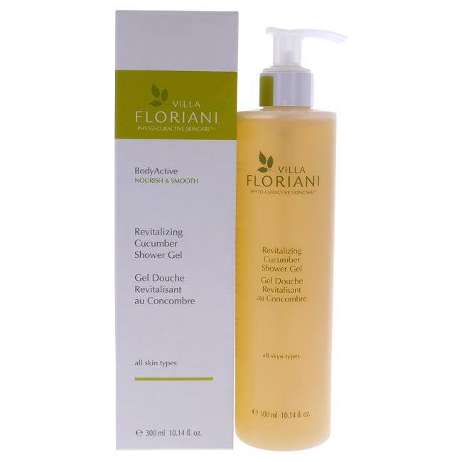 Villa Floriani Revitalizing Shower Gel - Cucumber by Villa Floriani for Women - 10.14 oz Shower Gel