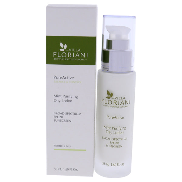 Villa Floriani Mint Purifying Day Lotion SPF20 by Villa Floriani for Women - 1.69 oz Lotion
