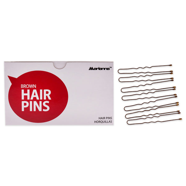 Marianna Pro Basic Hair Pins - Brown by Marianna for Women - 1 lb Hair Clips