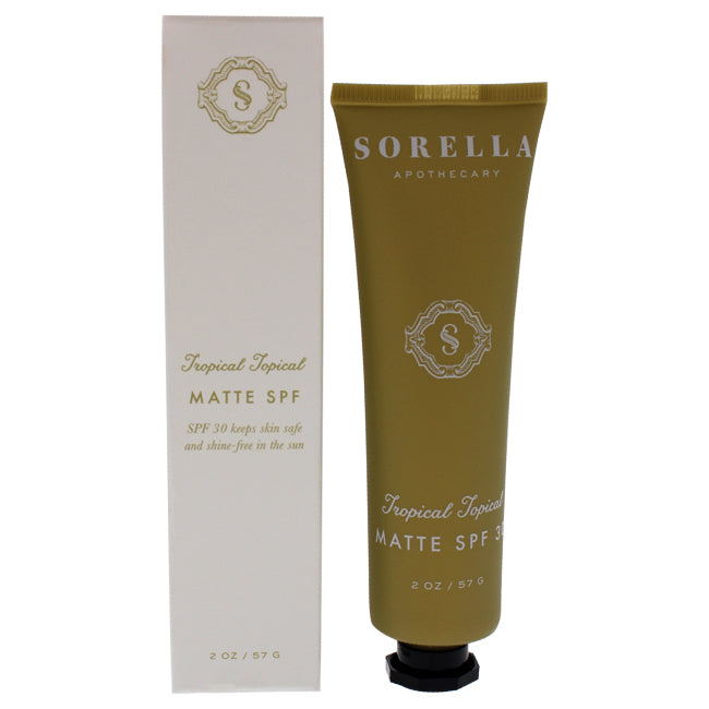 Sorella Tropical Topical Matte SPF 30 by Sorella for Unisex - 2 oz Moisturizer