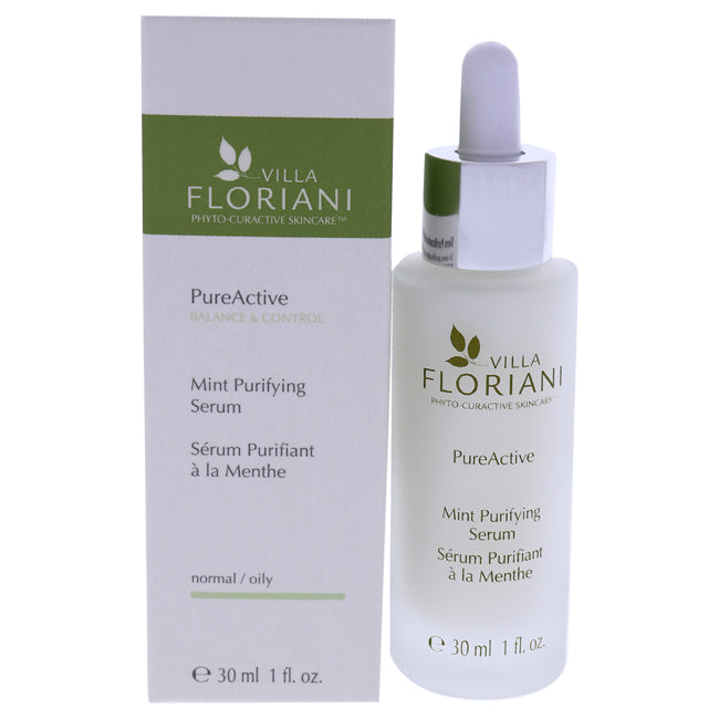 Villa Floriani PureActive Purifying Serum - Mint by Villa Floriani for Unisex - 1 oz Serum