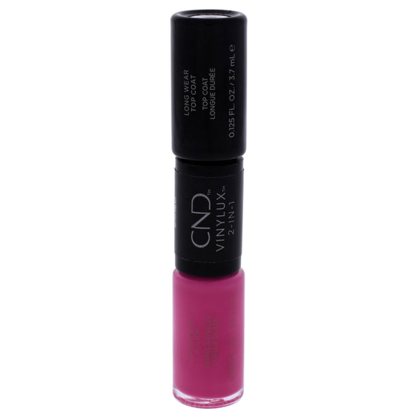 CND VInylux 2-In-1 Long Wear - 121 Hot Pop PInk by CND for Women - 0.25 oz Nail Polish