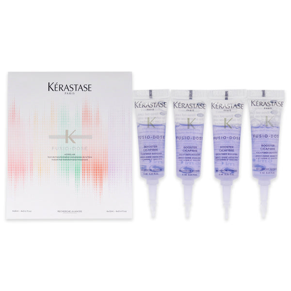 Kerastase Fusio-dose Homelab Cicafibre by Kerastase for Unisex - 4 x 0.2 oz ml Treatment