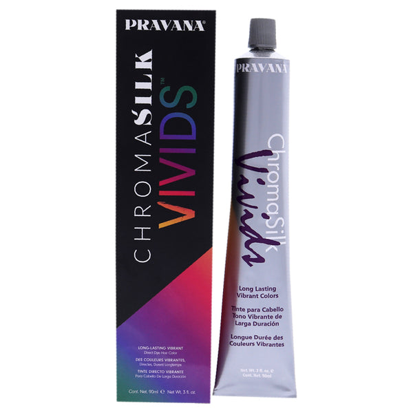 Pravana ChromaSilk Vivids - Black by Pravana for Unisex - 3 oz Hair Color