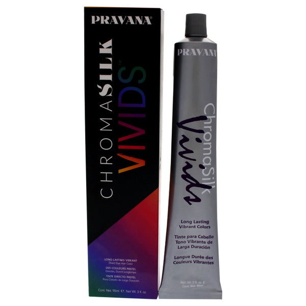 Pravana ChromaSilk Vivids - Yellow by Pravana for Unisex - 3 oz Hair Color