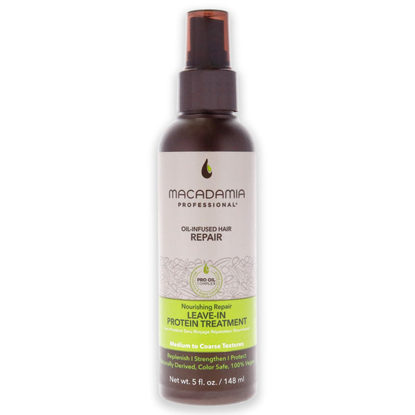 Macadamia Oil Nourishing Repair Leave-In Protein Treatment by Macadamia Oil for Unisex - 5 oz Treatment