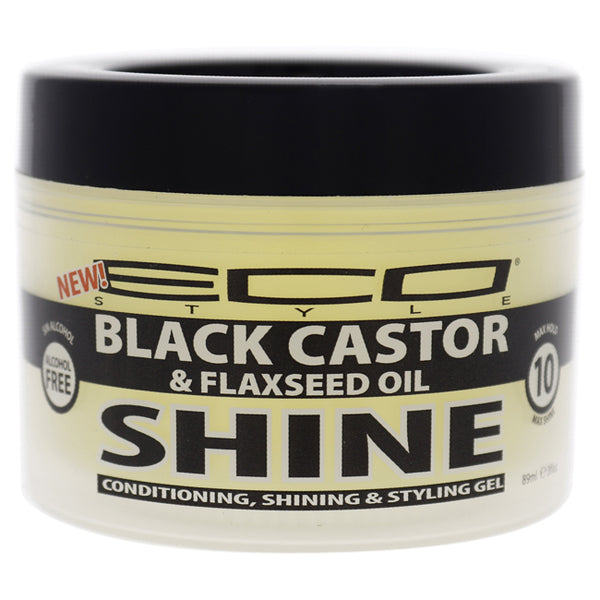 Ecoco Eco Style Gel - Black Castor Flaxseed Oil by Ecoco for Unisex - 3 oz Gel