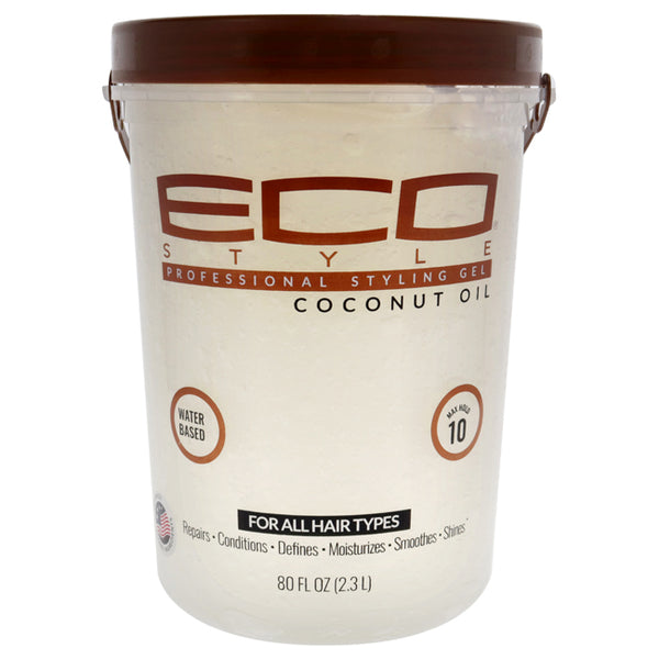 Eco Style Gel - Coconut Oil by Ecoco for Unisex - 80 oz Gel