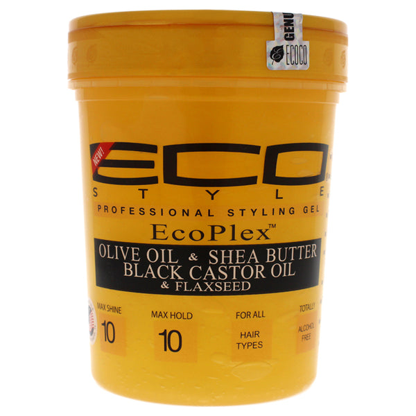 Ecoco Eco Style Gel - Olive Oil and Shea Butter Black Castor Oil and Flaxseed by Ecoco for Unisex - 32 oz Gel