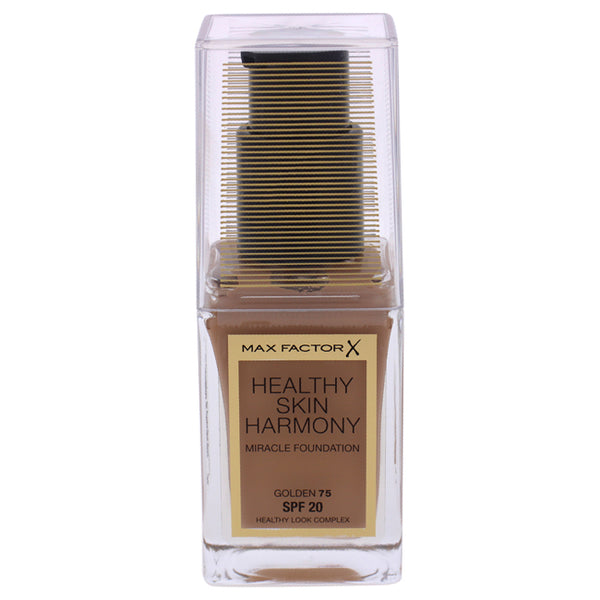 Max Factor Healthy Skin Harmony Miracle Foundation SPF 20 - 75 Golden by Max Factor for Women - 1 oz Foundation
