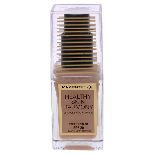 Max Factor Healthy Skin Harmony Miracle Foundation SPF 20 - 30 Porcelain by Max Factor for Women - 1 oz Foundation