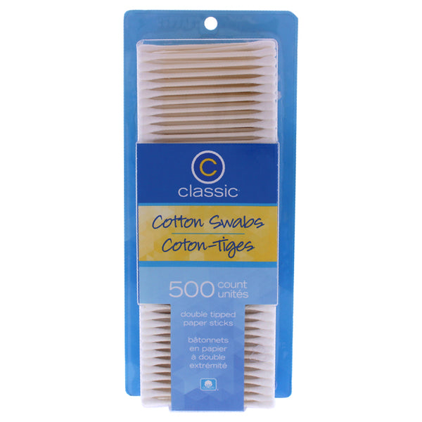 Classic Cotton Swabs by Classic for Unisex - 500 Pc Swabs