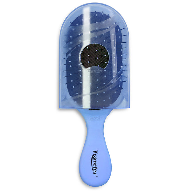NuWay 4Hair Dual Patented Traveler Detangling Brush - Blue by NuWay 4Hair for Unisex - 1 Pc Hair Brush